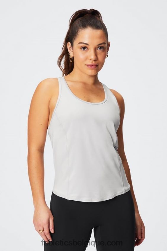 débardeur dos nageur phoenix lite femmes Fabletics 404P0T2182 gris minéral