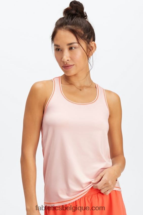 débardeur dos nageur phoenix lite femmes Fabletics 404P0T2184 carapace molle/nectar d'orange