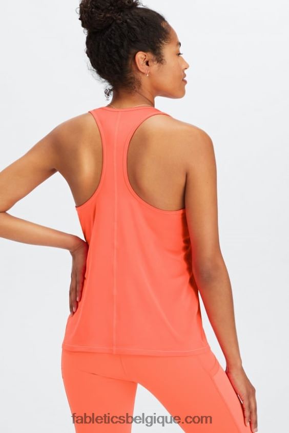 débardeur dos nageur phoenix lite femmes Fabletics 404P0T2191 atomique