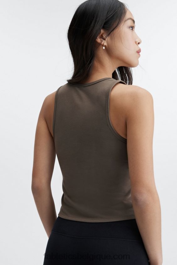 débardeur en coton à vivre femmes Fabletics 404P0T2245 frontière