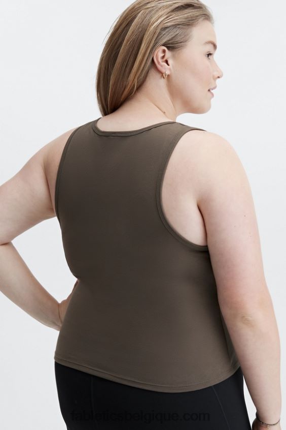 débardeur en coton à vivre femmes Fabletics 404P0T2246 frontière