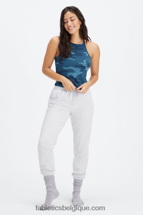 débardeur habitable femmes Fabletics 404P0T2226 grand camouflage vague de minuit