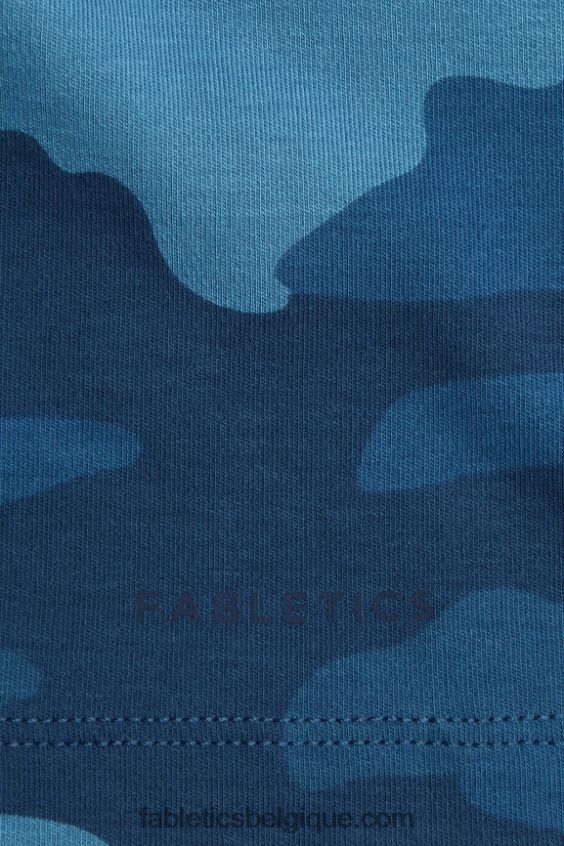 débardeur habitable femmes Fabletics 404P0T2226 grand camouflage vague de minuit