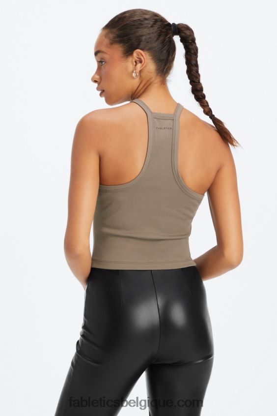 débardeur habitable femmes Fabletics 404P0T2228 écorce de saule/mouche à feu