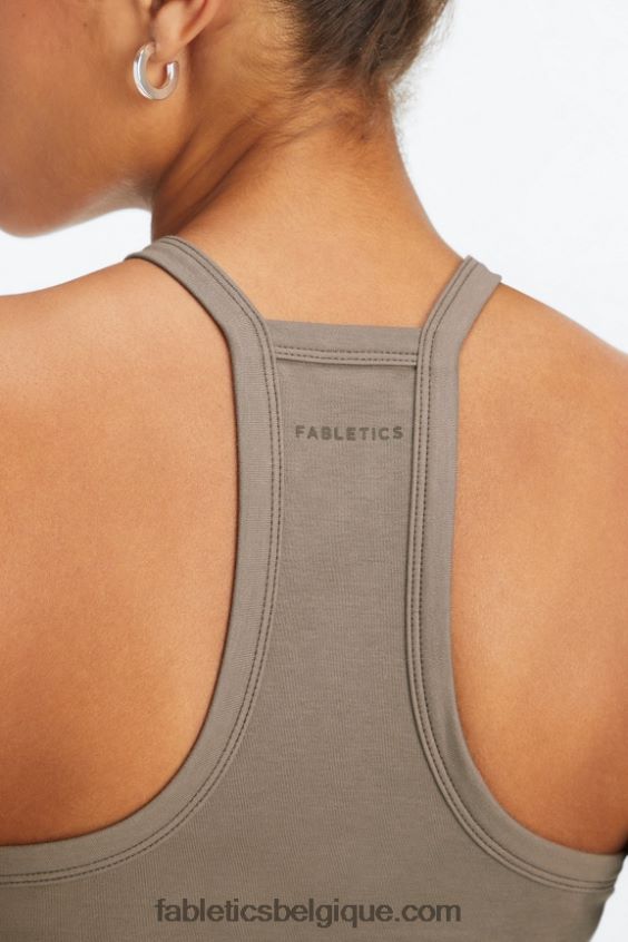 débardeur habitable femmes Fabletics 404P0T2228 écorce de saule/mouche à feu