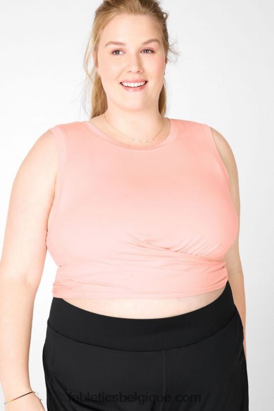 débardeur à nouer marissa femmes Fabletics 404P0T2415 goyave