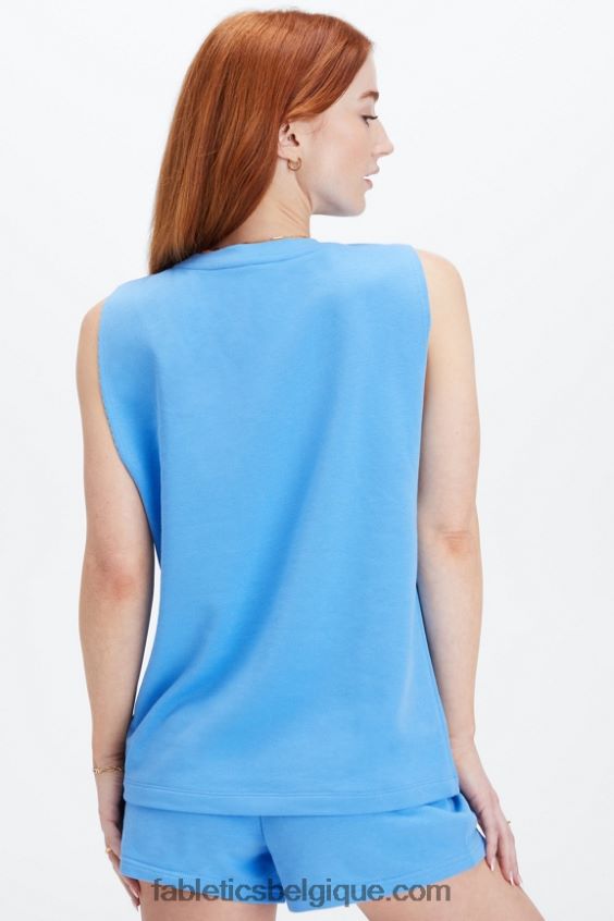 débardeur éponge surdimensionné femmes Fabletics 404P0T2261 évasion insulaire/club d\'athlétisme