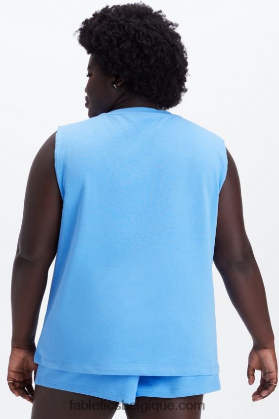 débardeur éponge surdimensionné femmes Fabletics 404P0T2262 évasion insulaire/club d\'athlétisme