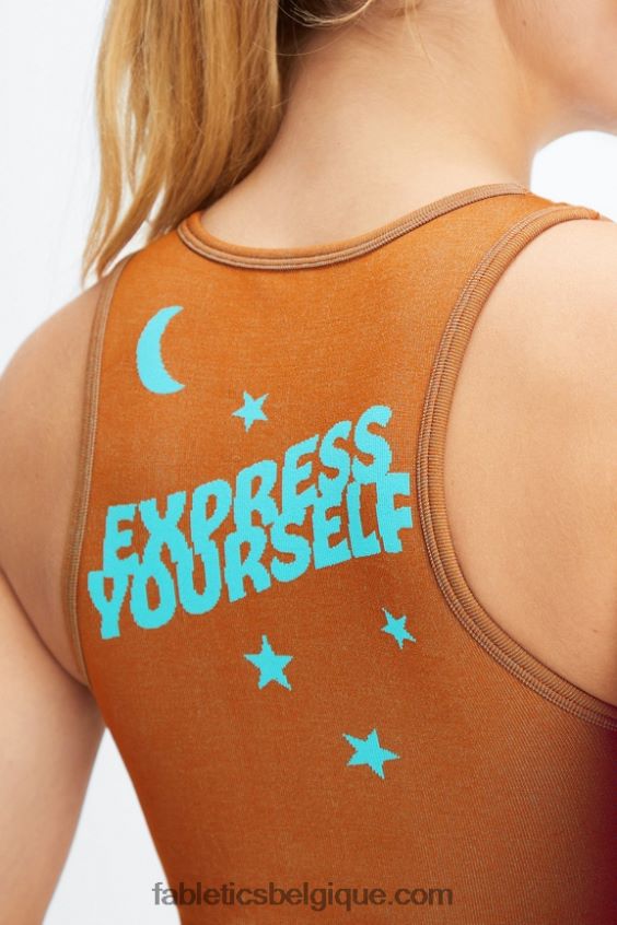 débardeur sans couture reese femmes Fabletics 404P0T2283 séquoia