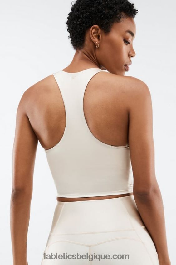 débardeur à soutien-gorge intégré averie shine femmes Fabletics 404P0T2224 éclat de brume grise
