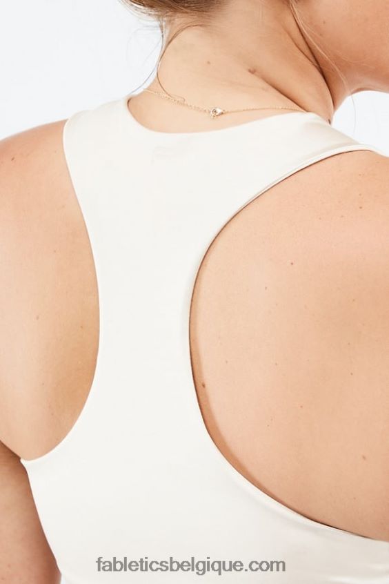 débardeur à soutien-gorge intégré averie shine femmes Fabletics 404P0T2225 éclat de brume grise