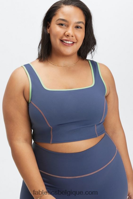 débardeur soutien-gorge intégré catalina femmes Fabletics 404P0T2275 cobalt profond multi