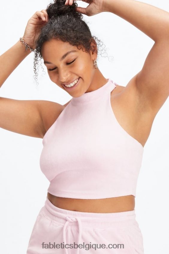 débardeur à soutien-gorge intégré en éponge femmes Fabletics 404P0T2280 lustre lavande