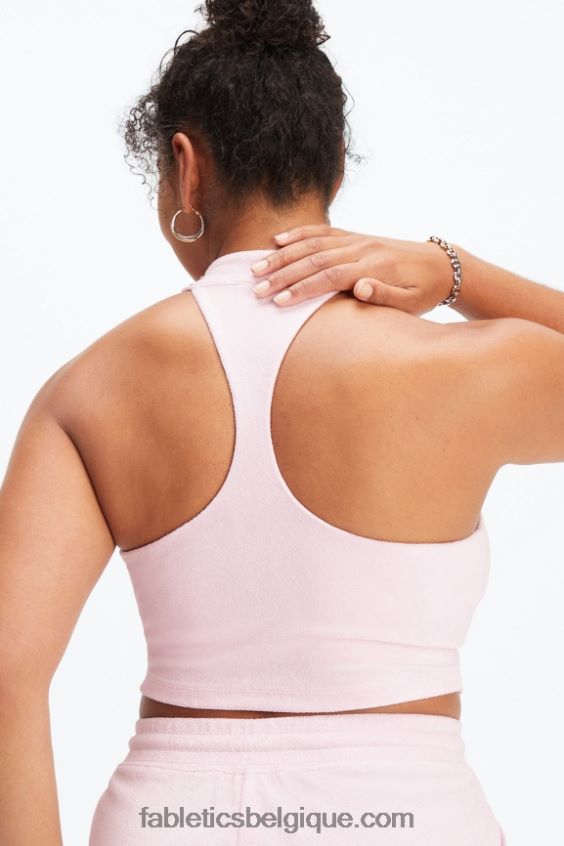 débardeur à soutien-gorge intégré en éponge femmes Fabletics 404P0T2280 lustre lavande