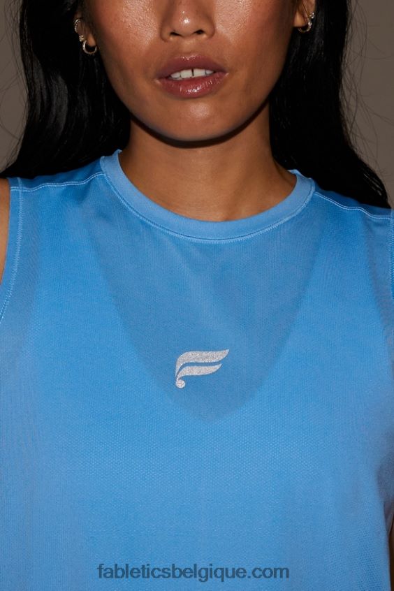 phoenix respire réservoir musculaire femmes Fabletics 404P0T2263 évasion de l\'île/logo réfléchissant