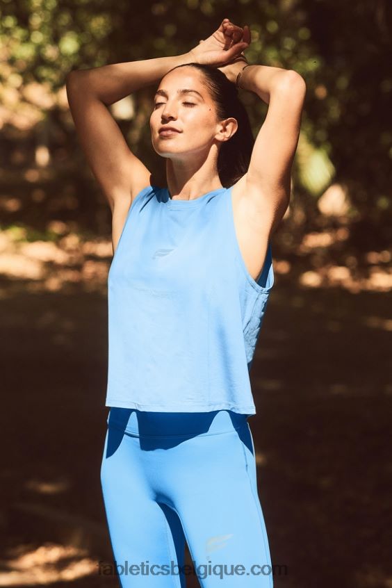phoenix respire réservoir musculaire femmes Fabletics 404P0T2263 évasion de l\'île/logo réfléchissant