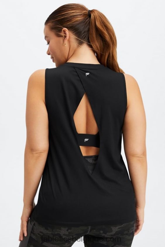 réservoir arrière ouvert dry-flex femmes Fabletics 404P0T2119 noir