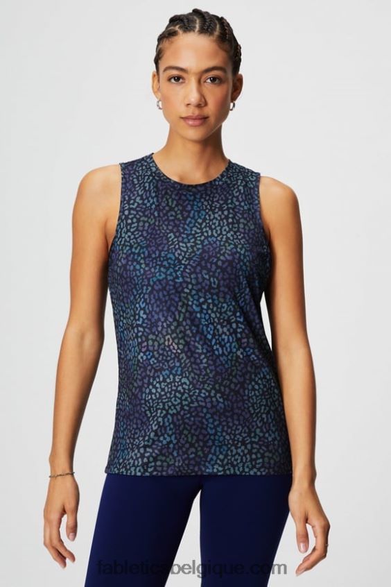 réservoir arrière ouvert dry-flex femmes Fabletics 404P0T2120 carte thermique léopard