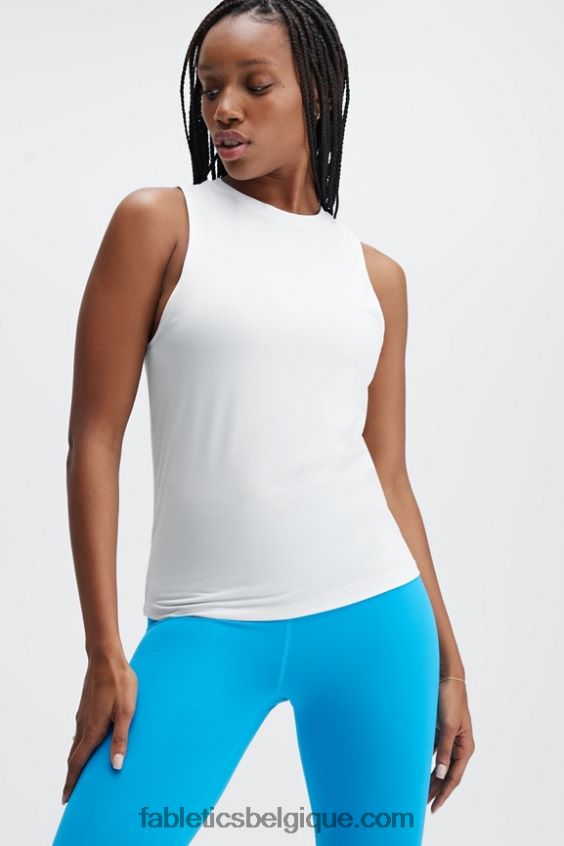 réservoir arrière ouvert dry-flex femmes Fabletics 404P0T2125 blanc