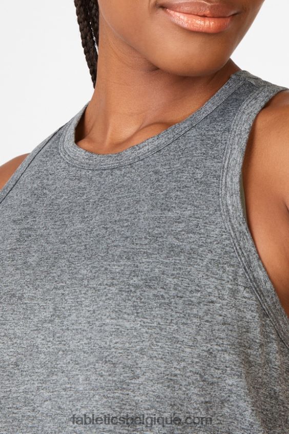 réservoir classique dry-flex femmes Fabletics 404P0T2220 gris chiné