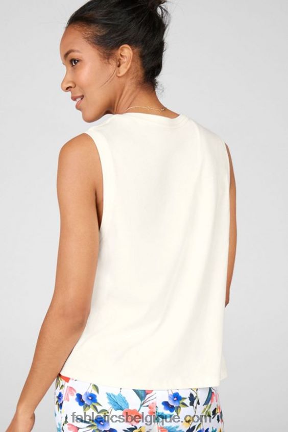 réservoir de gia femmes Fabletics 404P0T2418 blanc en sourdine