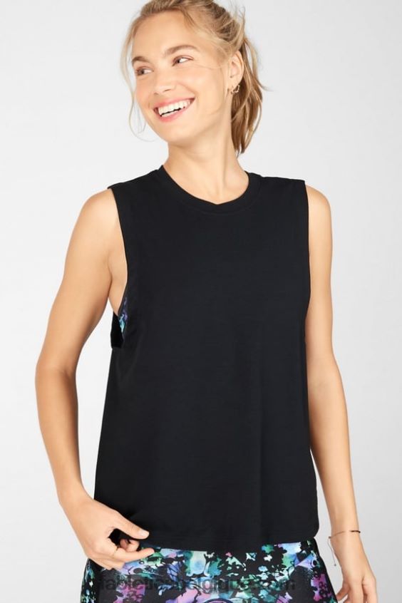 réservoir de muscle de jade femmes Fabletics 404P0T2350 noir