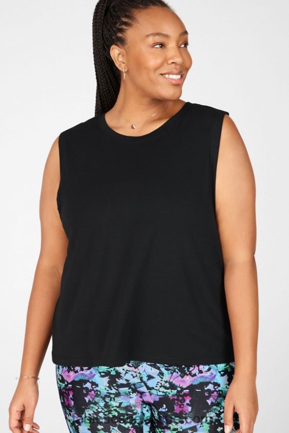 réservoir de muscle de jade femmes Fabletics 404P0T2351 noir