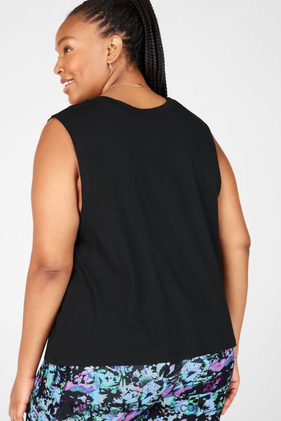 réservoir de muscle de jade femmes Fabletics 404P0T2351 noir
