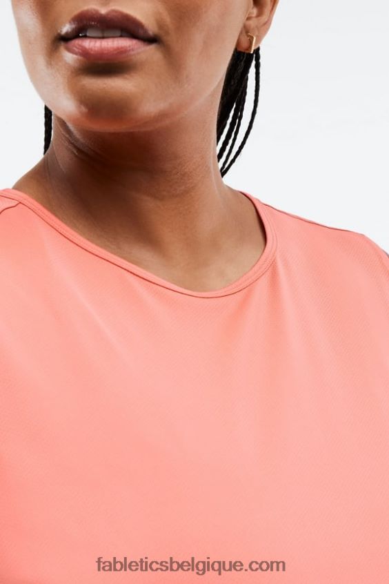 réservoir de muscle teagan femmes Fabletics 404P0T2204 brume de corail
