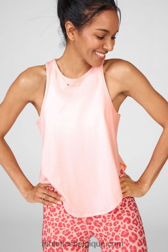 réservoir de terrain de jeu femmes Fabletics 404P0T2399 bruyère de goyave / les filles peuvent tout faire
