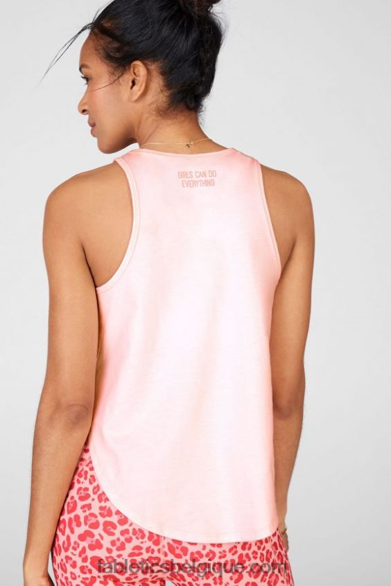 réservoir de terrain de jeu femmes Fabletics 404P0T2399 bruyère de goyave / les filles peuvent tout faire