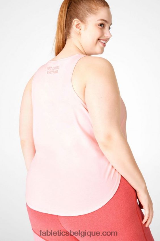 réservoir de terrain de jeu femmes Fabletics 404P0T2400 bruyère de goyave / les filles peuvent tout faire