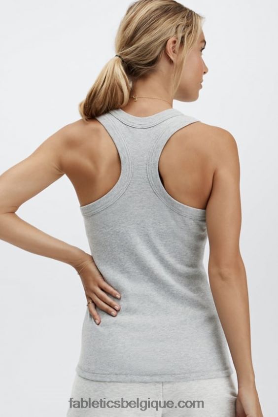 réservoir de tinsley femmes Fabletics 404P0T2323 gris clair chiné