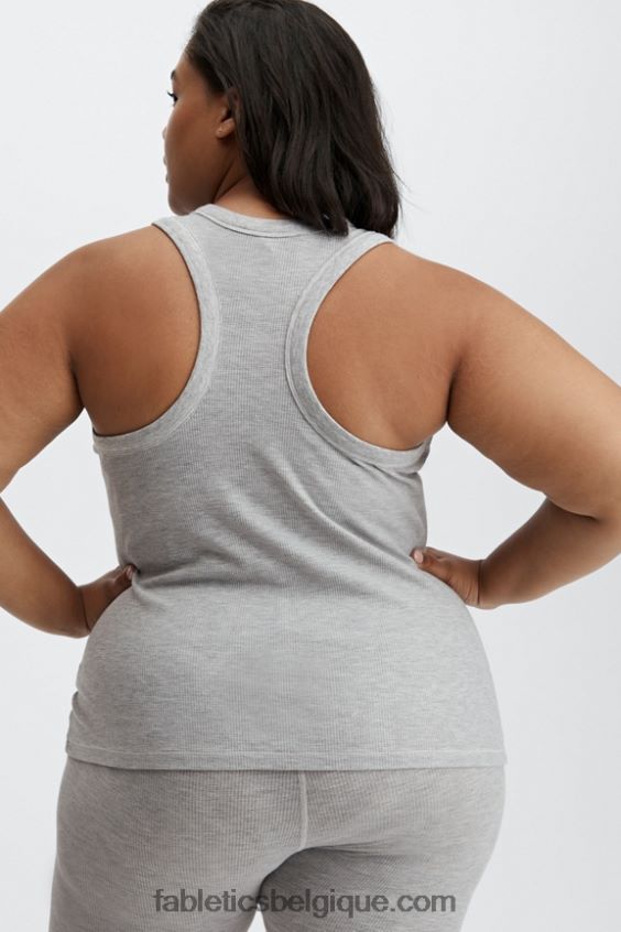 réservoir à gaufres tinsley femmes Fabletics 404P0T2248 gris clair chiné