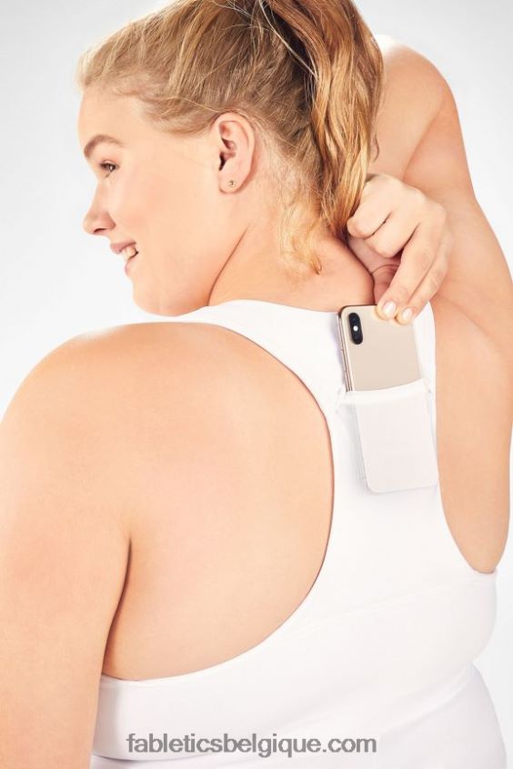 réservoir intégré en déplacement femmes Fabletics 404P0T2371 blanc