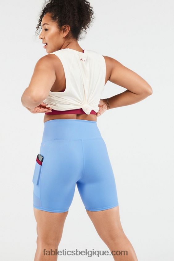 réservoir musculaire éco-responsable femmes Fabletics 404P0T2304 logo éclat de noix de coco/cerise