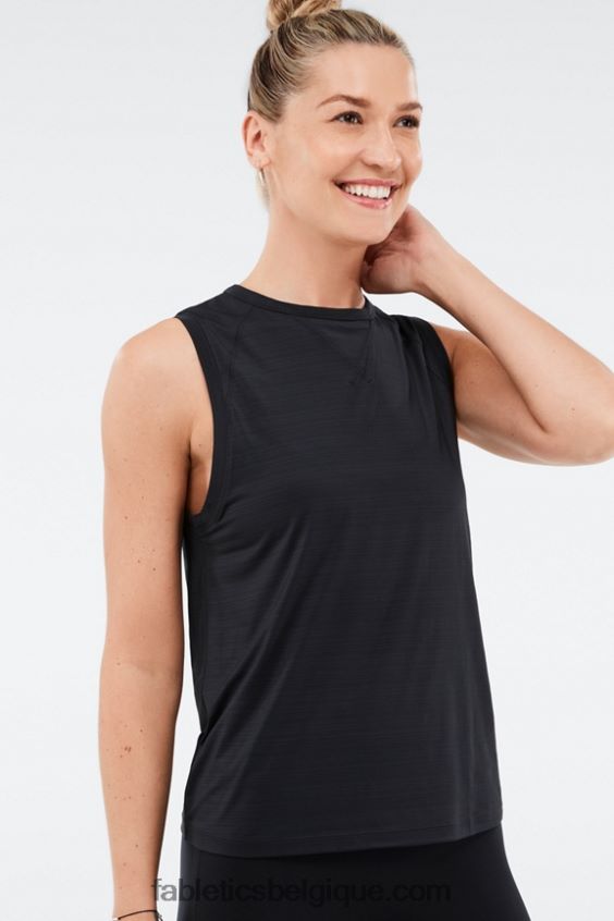 réservoir musculaire éco-responsable femmes Fabletics 404P0T2305 logo en aluminium noir