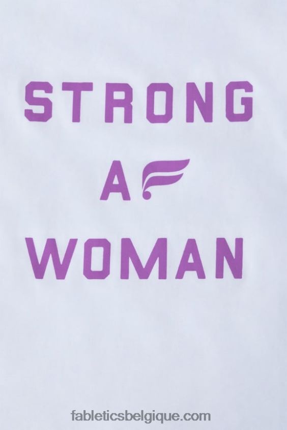 réservoir musculaire de la journée internationale femmes Fabletics 404P0T2168 blanc classique/graphique