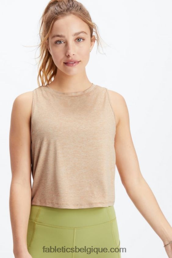 réservoir musculaire dry-flex femmes Fabletics 404P0T2205 bruyère du désert