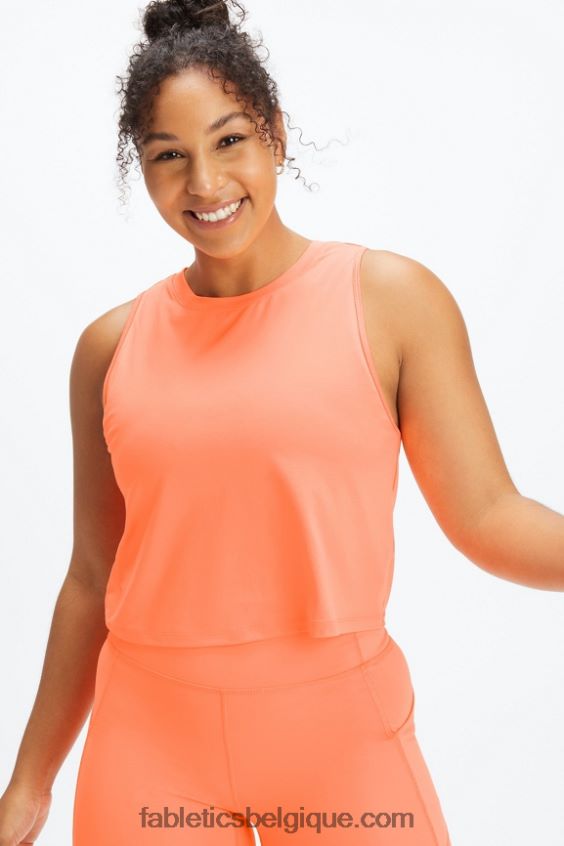 réservoir musculaire dry-flex femmes Fabletics 404P0T2210 melon