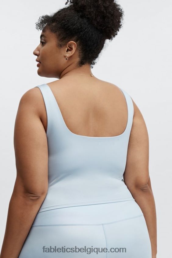 soutien-gorge intégré Lydia Shine femmes Fabletics 404P0T2294 bleu poudré irisé