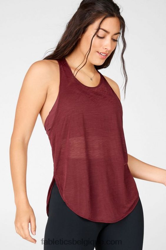 soutien-gorge intégré boost femmes Fabletics 404P0T2386 rouille/rose perle