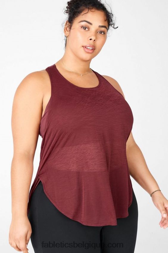 soutien-gorge intégré boost femmes Fabletics 404P0T2387 rouille/rose perle