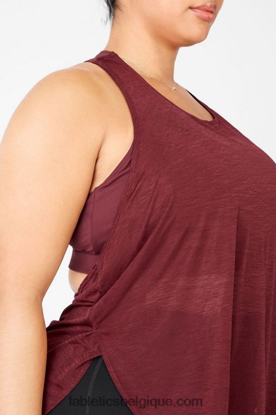 soutien-gorge intégré boost femmes Fabletics 404P0T2387 rouille/rose perle