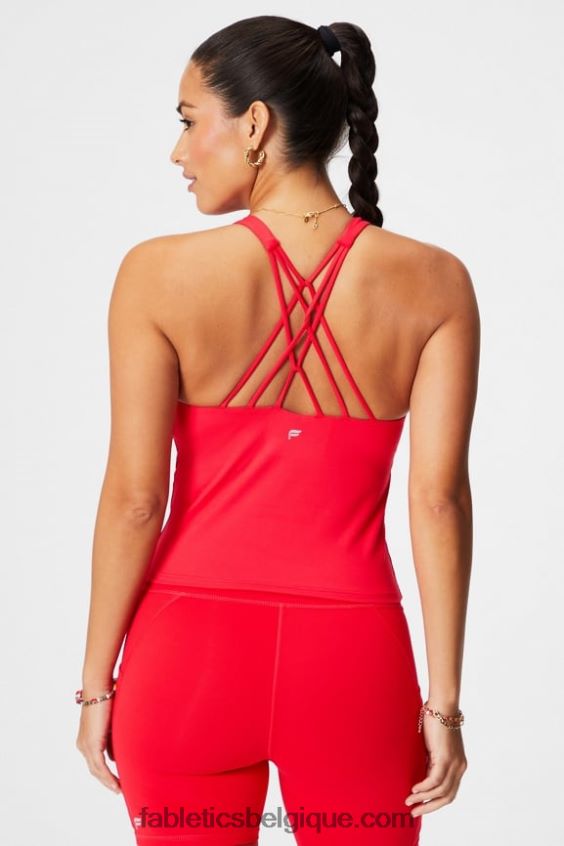 soutien-gorge intégré à bretelles femmes Fabletics 404P0T2129 cerise classique