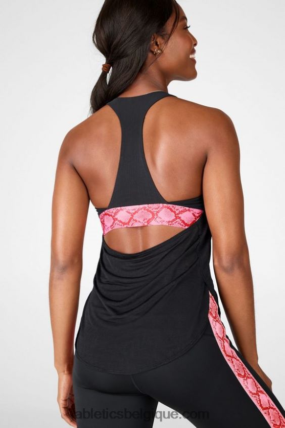soutien-gorge intégré ryan tank ii femmes Fabletics 404P0T2377 python noir/kaki