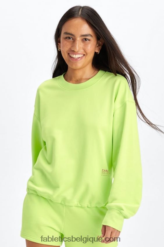 col ras du cou court et léger femmes Fabletics 404P0T2653 pousse/club d'athlétisme