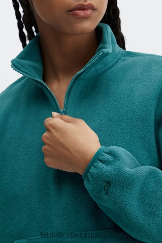 polaire rayne 1/4 zip femmes Fabletics 404P0T2510 fjord