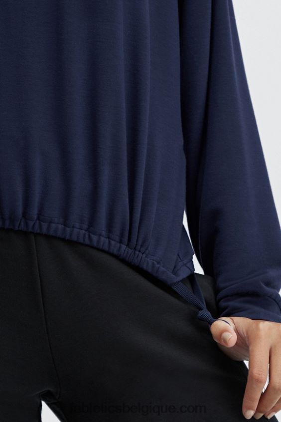 pull cintré de luxe femmes Fabletics 404P0T2426 bleu marine profond