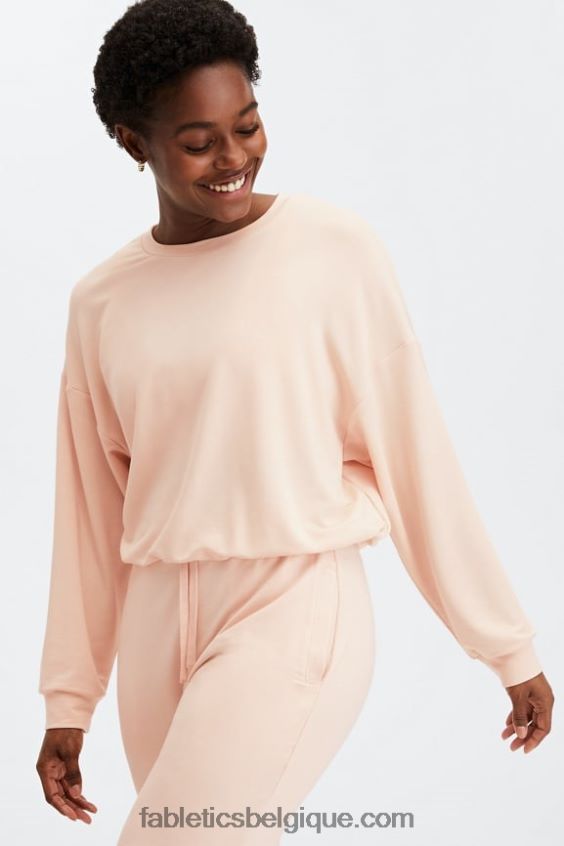 pull cintré de luxe femmes Fabletics 404P0T2429 sable